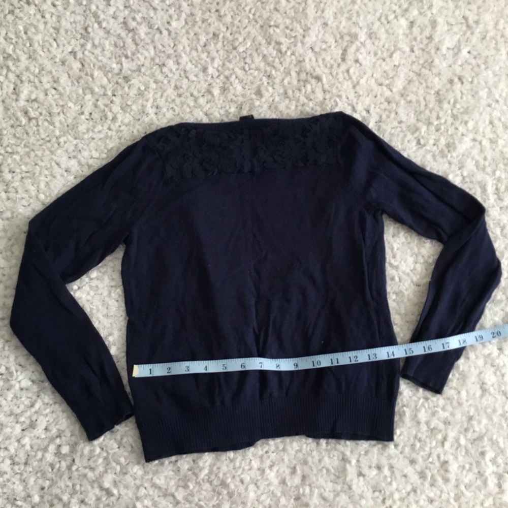 Forever 21 Girls Knit Cardigan with Lace - Picture 3 of 5